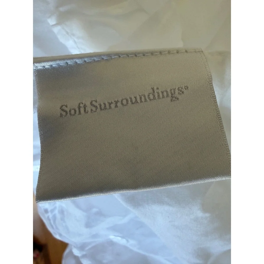 Soft Surroundings 9pc Bedding Set Full White Swiss Dot Ruffle Cottagecore Whimsy